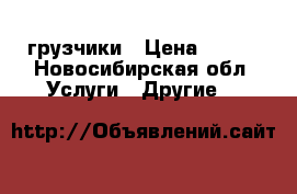 грузчики › Цена ­ 200 - Новосибирская обл. Услуги » Другие   